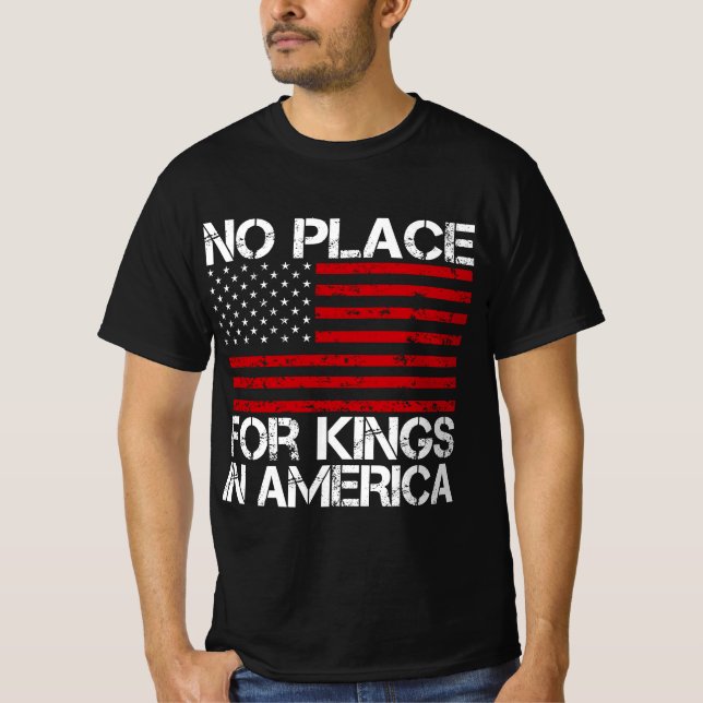 Camiseta No Place For Kings In America - Defending Freedom (Anverso)