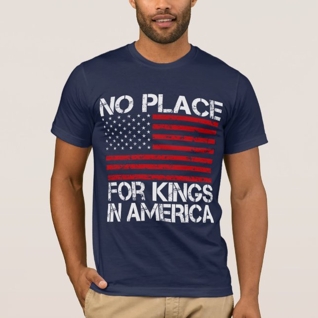 Camiseta No Place For Kings In America - Defending Freedom (Anverso)