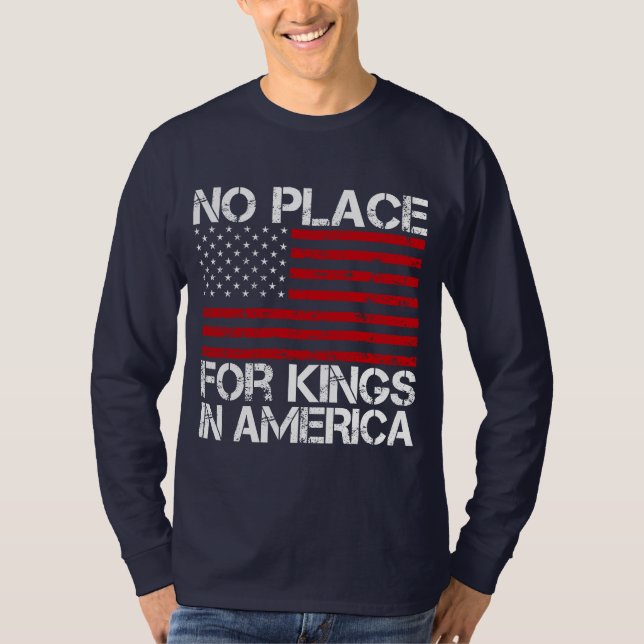 Camiseta No Place For Kings In America - Defending Freedom (Anverso)