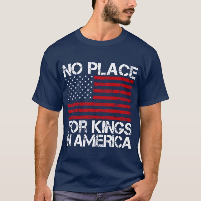 Camiseta No Place For Kings In America - Defending Freedom (Anverso)