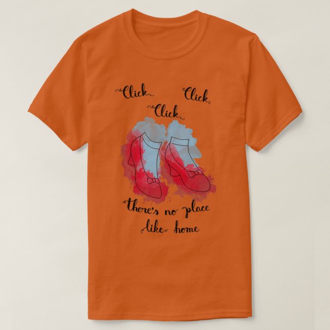 Camiseta No place like home 2 (Diseño del anverso)