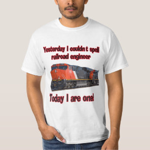 Camiseta No podría deletrear ayer al ingeniero .....