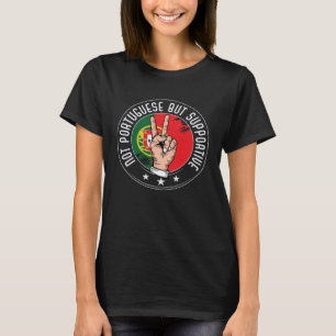 Camiseta No portugués, sino de viaje de apoyo Portu