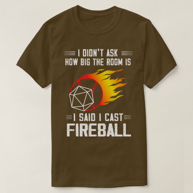 Camiseta No pregunté qué tan grande era la habitación que d (Diseño del anverso)