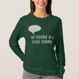 Camiseta no previsto como declaración efectiva