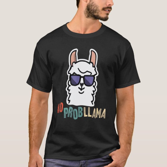 Camiseta No Prob  Llama (Anverso)