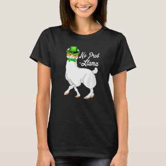 Camiseta No Prob Llama Irish Leprechaun Hat St Patricks Day