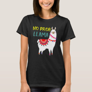 Camiseta No prob llama llama alpaca