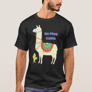 Camiseta No Prob Llama Primer Día De La Escuela