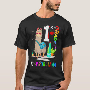 Camiseta No Prob Llama Primer Grado De Vuelta A Los Escolar