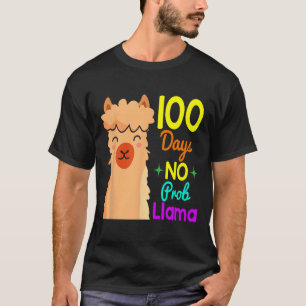 Camiseta No Probllama 100 Días De Colegio Lindo Niño 100º D