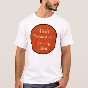 Camiseta No Procrastines