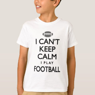 Camiseta No puede guardar fútbol del juego de la calma I