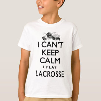 Camiseta No puede guardar LaCrosse tranquilo