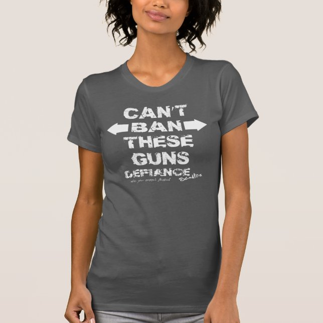 Camiseta No puede prohibir el tanque de Racerback de estos (Anverso)