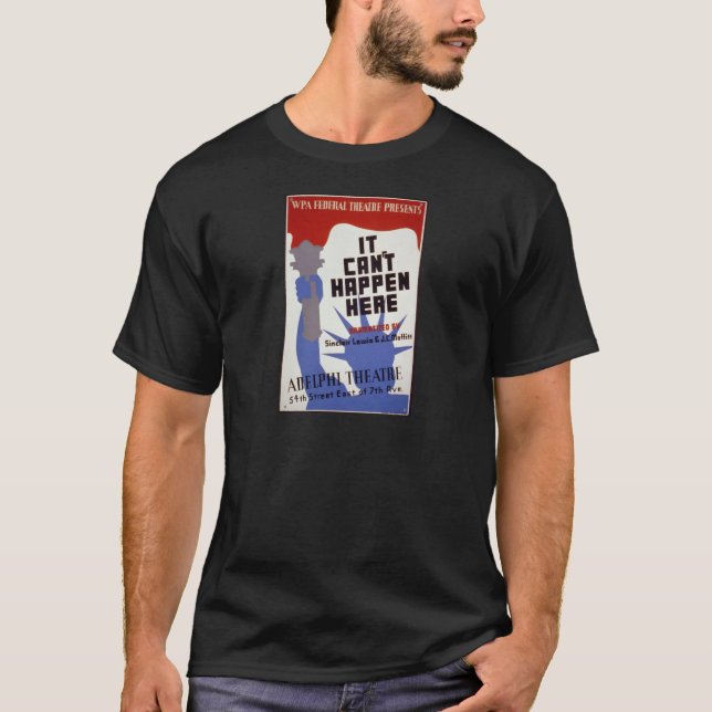 Camiseta "No puede suceder aquí " (Anverso)