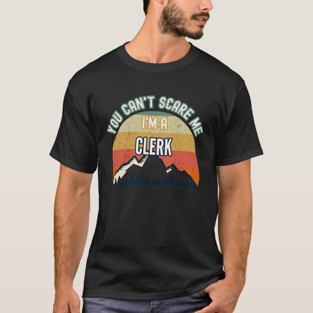Camiseta No puedes asustarme, soy un empleado (Anverso)