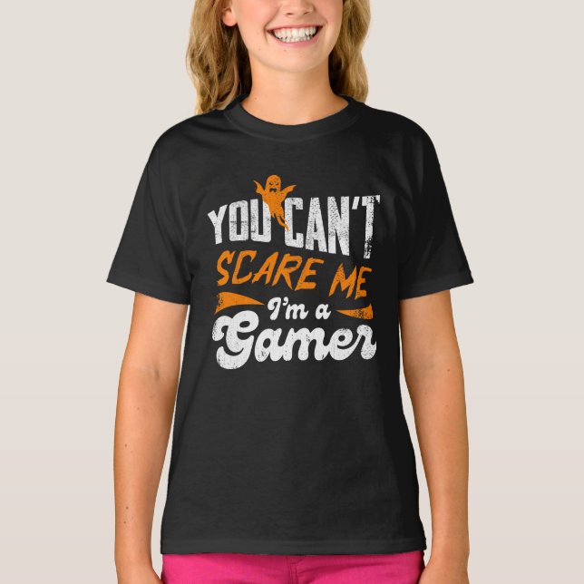 Camiseta No puedes asustarme, soy un jugador de regalos par (Anverso)