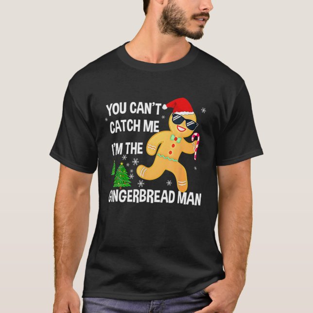Camiseta No puedes atraparme, soy el hombre de pan de jengi (Anverso)
