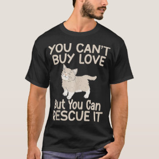 Camiseta No puedes comprar amor pero puedes rescatarlo.