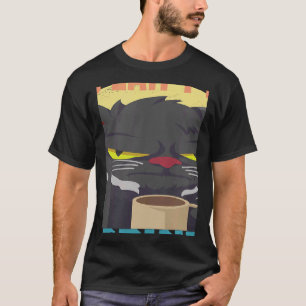 Camiseta no puedes comprar café de felina de felicidad dici
