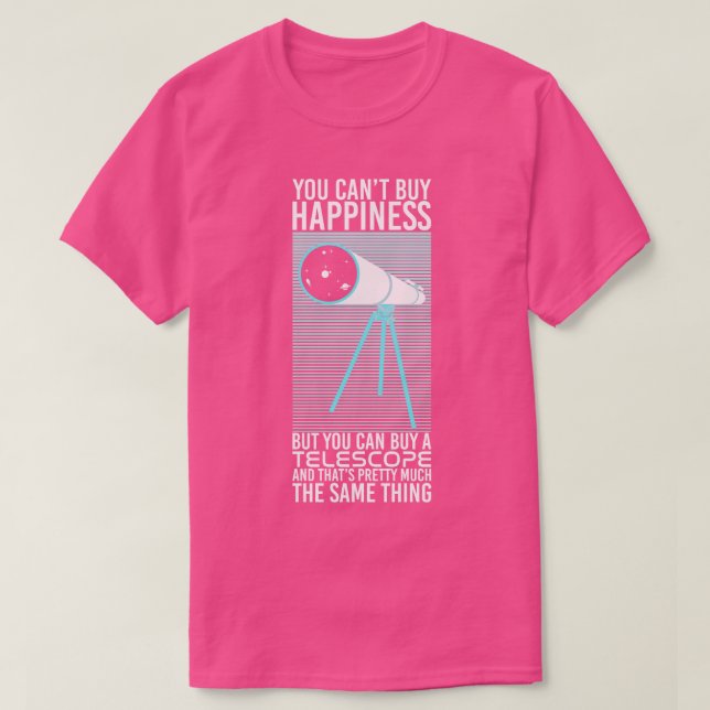Camiseta No puedes comprar felicidad (Diseño del anverso)