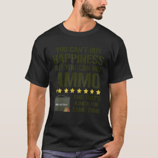 Camiseta No puedes comprar felicidad pero puedes comprar mu