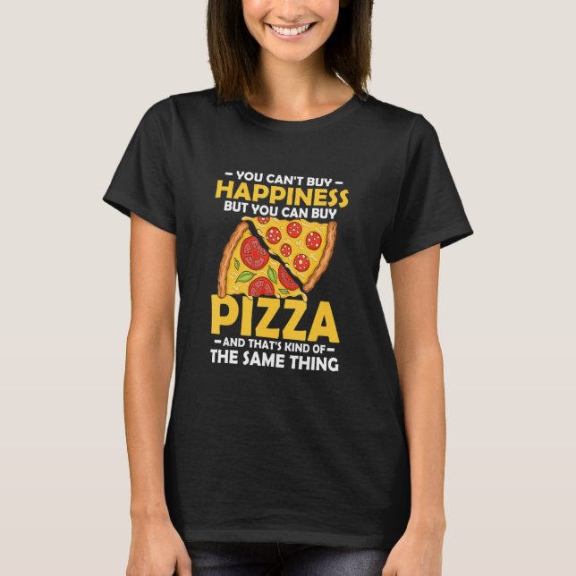 Camiseta No puedes comprar felicidad pero puedes comprar pi (Anverso)