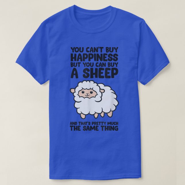 Camiseta No Puedes Comprar Felicidad Pero Puedes Comprar Un (Diseño del anverso)