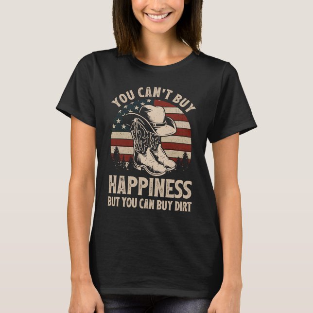 Camiseta No Puedes Comprar Felicidad Pero Puedes Comprar Va (Anverso)