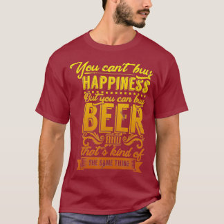 Camiseta No Puedes Comprar La Felicidad Pero Puedes Comprar