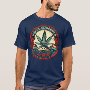Camiseta No puedes deletrear salud sin THC