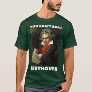 Camiseta no puedes derrotar a beethoven
