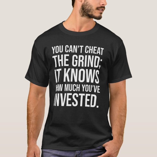 Camiseta No puedes engañar a la gente - Motivacional (Anverso)