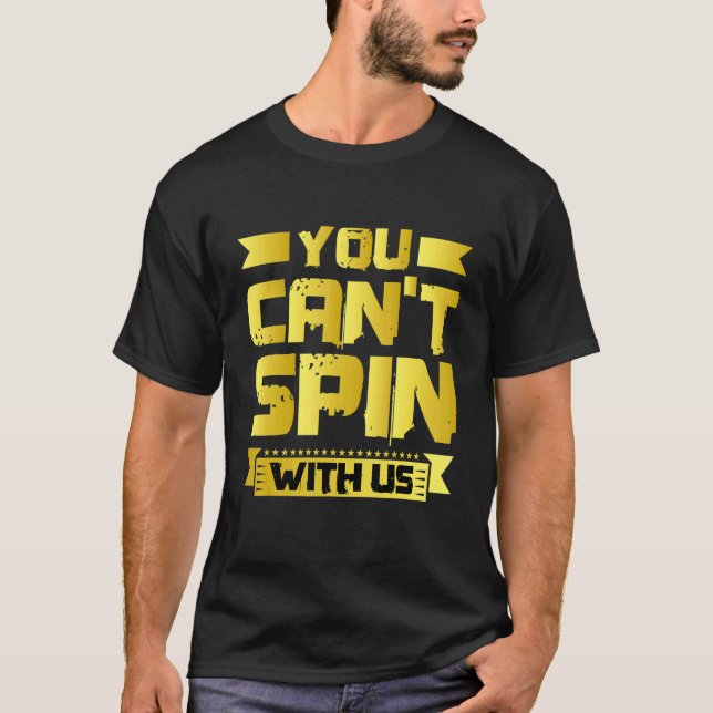 Camiseta No puedes girar con nosotros   (Anverso)