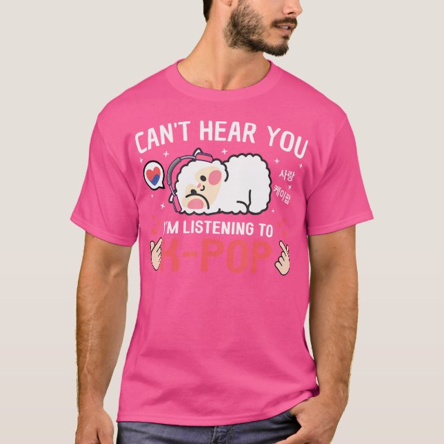 Camiseta No Puedes Oír Que Estoy Escuchando A Kawaii Sheep  (Anverso)