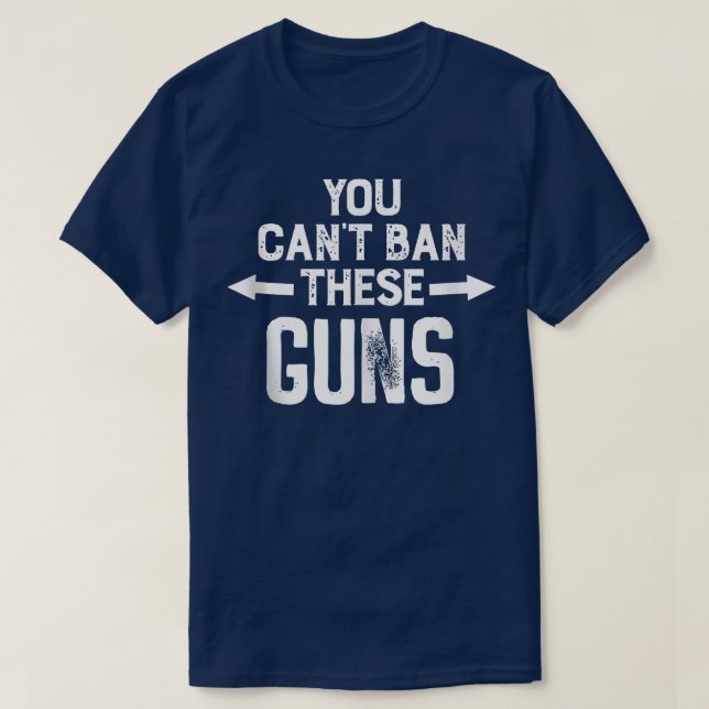 Camiseta No puedes prohibir estas armas  (Diseño del anverso)