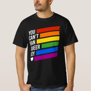 Camiseta No Puedes Prohibir la Alegría Queer