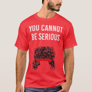 Camiseta No puedes ser serio John McEnroe Funny Ennis SW1