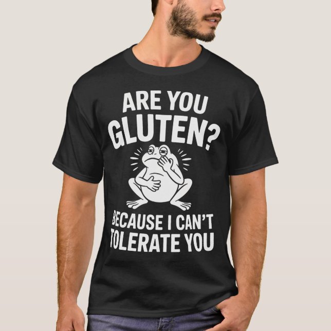 Camiseta ¿No Puedes Tolerar El Gluten (Anverso)