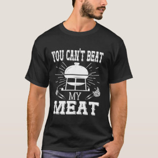 Camiseta No puedes vencer a mi cocinero de parrilladas de c