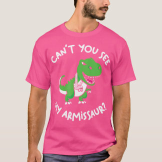 Camiseta No Puedes Ver Mi Ar De Armissaur Cute Dinosaur