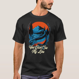Camiseta No puedes ver mi laguna de caza de lagos en línea