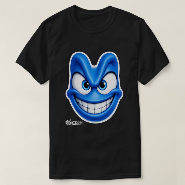 Camiseta - No puedes verme.  (Diseño del anverso)