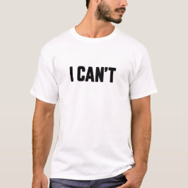 Camiseta No puedo