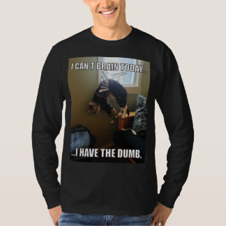 Camiseta No puedo cerebro hoy. Tengo El Pato (gato)