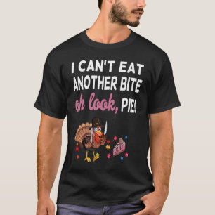 Camiseta No puedo comer otra cometa Oh mira el Día de Acció