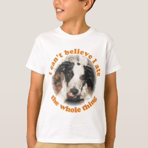 Camiseta No puedo creer que yo comí el T del asunto del