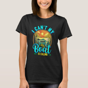 Camiseta No puedo decir que mi barco llame al Capitán Graci