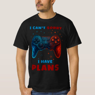 Camiseta No puedo disculparme porque tengo planes para juga